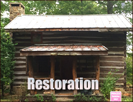 Historic Log Cabin Restoration  Breaks, Virginia